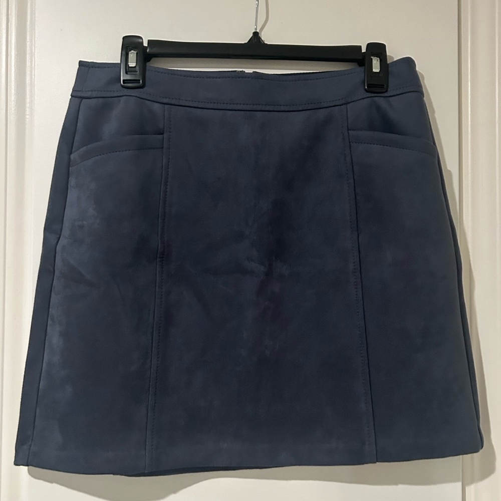 Loft Faux Suede Skirt